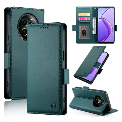 Realme 12 Wallet Case - Luxury Magnetic PU Leather Flip Cover with Card Slots, Stand & Shockproof Protection