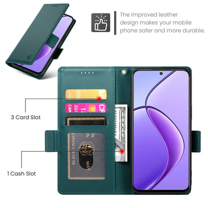 Realme 12 Wallet Case - Luxury Magnetic PU Leather Flip Cover with Card Slots, Stand & Shockproof Protection