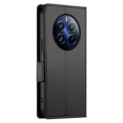 Realme 12 Pro+ Wallet Case - Luxury Magnetic PU Leather Flip Cover with Card Slots, Stand & Shockproof Protection