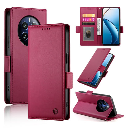 Realme 12 Pro+ Wallet Case - Luxury Magnetic PU Leather Flip Cover with Card Slots, Stand & Shockproof Protection