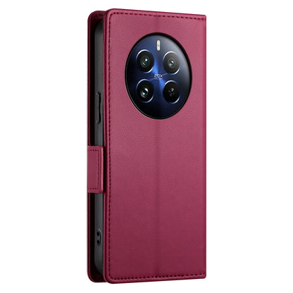 Realme 12 Pro Wallet Case - Luxury Magnetic PU Leather Flip Cover with Card Slots, Stand & Shockproof Protection
