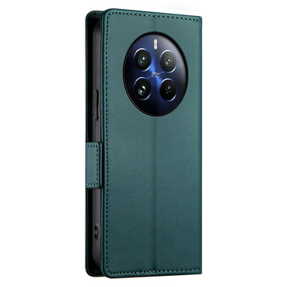 Realme 12 Pro Wallet Case - Luxury Magnetic PU Leather Flip Cover with Card Slots, Stand & Shockproof Protection