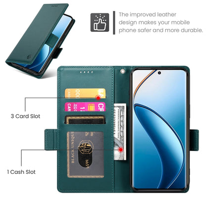 Realme 12 Pro Wallet Case - Luxury Magnetic PU Leather Flip Cover with Card Slots, Stand & Shockproof Protection