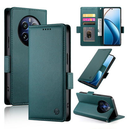 Realme 12 Pro+ Wallet Case - Luxury Magnetic PU Leather Flip Cover with Card Slots, Stand & Shockproof Protection