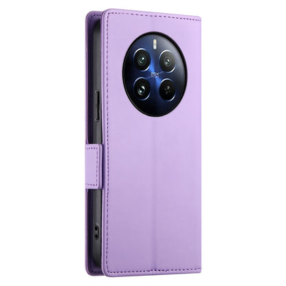 Realme 12 Pro Wallet Case - Luxury Magnetic PU Leather Flip Cover with Card Slots, Stand & Shockproof Protection