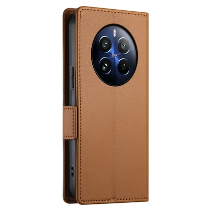 Realme 12 Pro+ Wallet Case - Luxury Magnetic PU Leather Flip Cover with Card Slots, Stand & Shockproof Protection