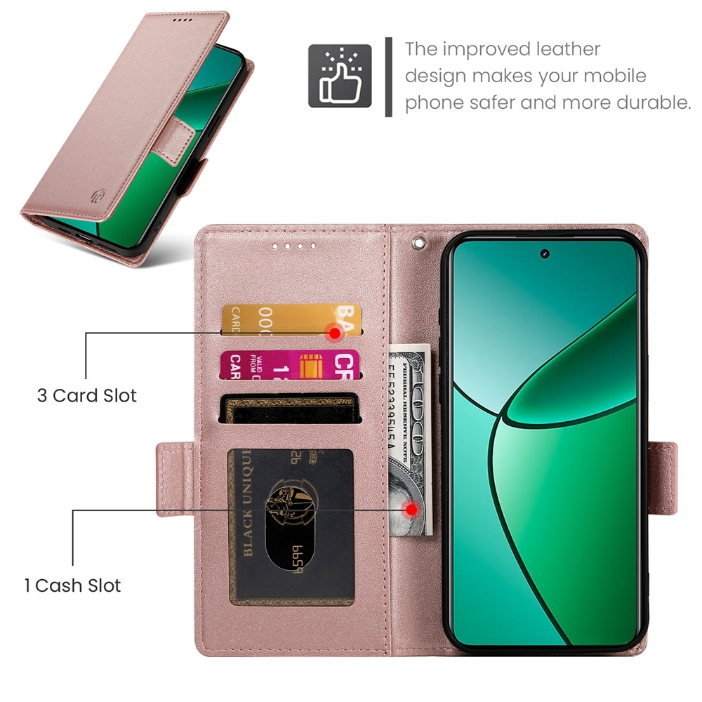 Realme Narzo 70 Pro Wallet Case - Luxury Magnetic PU Leather Flip Cover with Card Slots, Stand & Shockproof Protection