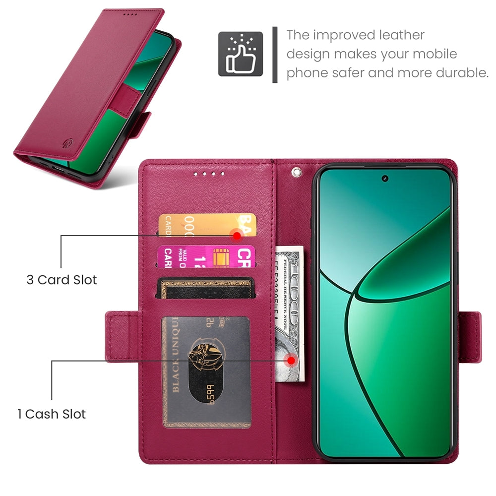 Realme Narzo 70 Pro Wallet Case - Luxury Magnetic PU Leather Flip Cover with Card Slots, Stand & Shockproof Protection