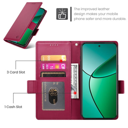 Realme Narzo 70 Pro Wallet Case - Luxury Magnetic PU Leather Flip Cover with Card Slots, Stand & Shockproof Protection