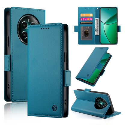 Realme Narzo 70 Pro Wallet Case - Luxury Magnetic PU Leather Flip Cover with Card Slots, Stand & Shockproof Protection