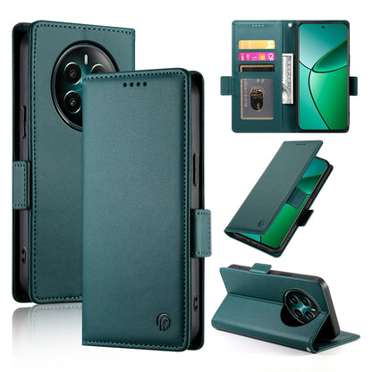Realme 12+ Wallet Case - Luxury Magnetic PU Leather Flip Cover with Card Slots, Stand & Shockproof Protection