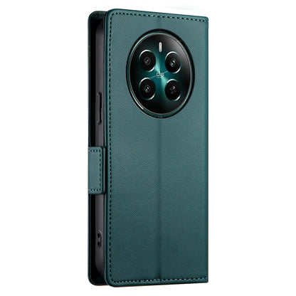 Realme 12+ Wallet Case - Luxury Magnetic PU Leather Flip Cover with Card Slots, Stand & Shockproof Protection