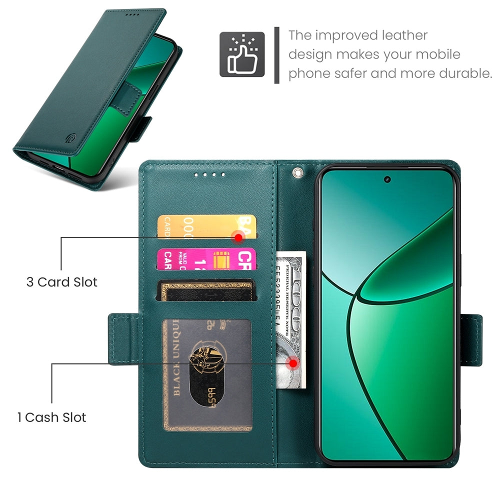 Realme 12+ Wallet Case - Luxury Magnetic PU Leather Flip Cover with Card Slots, Stand & Shockproof Protection