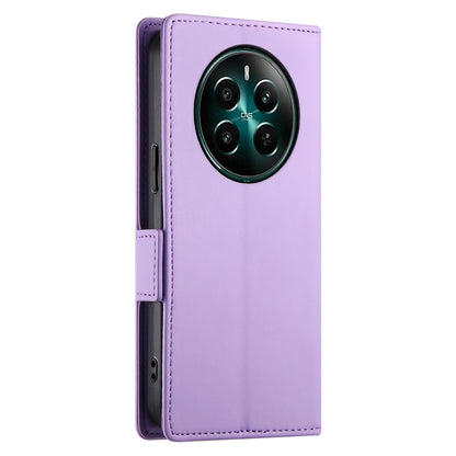 Realme 12+ Wallet Case - Luxury Magnetic PU Leather Flip Cover with Card Slots, Stand & Shockproof Protection