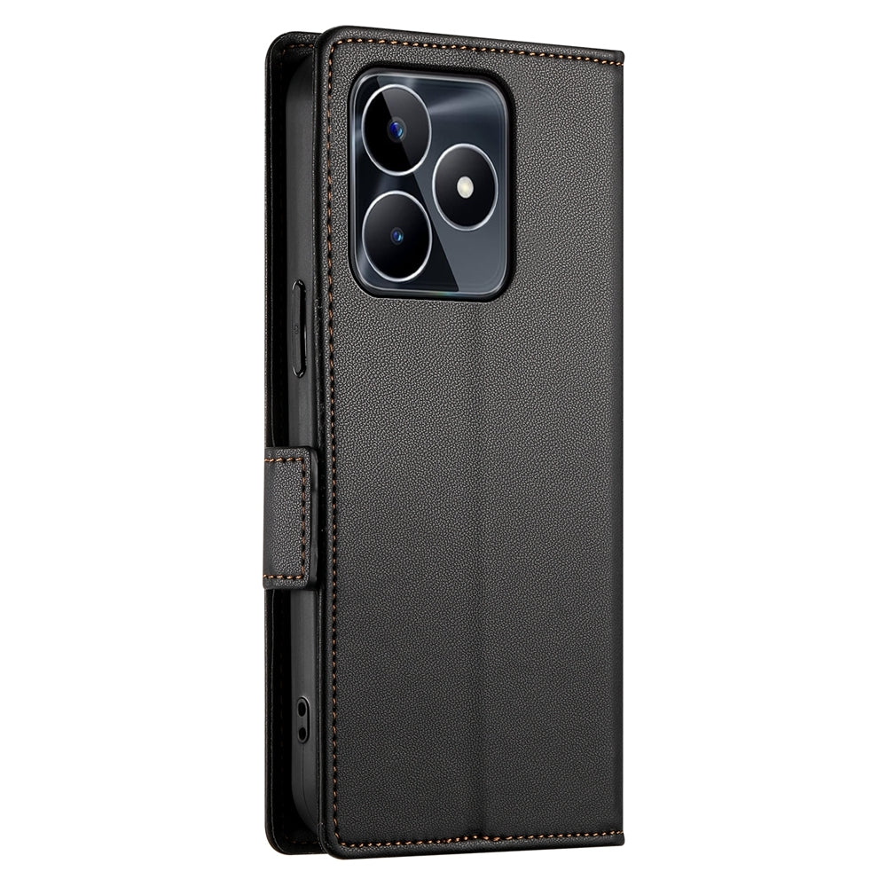 Realme Narzo N53 4G Wallet Case - Luxury Magnetic PU Leather Flip Cover with Card Slots, Stand & Shockproof Protection