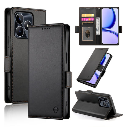 Realme Narzo N53 4G Wallet Case - Luxury Magnetic PU Leather Flip Cover with Card Slots, Stand & Shockproof Protection