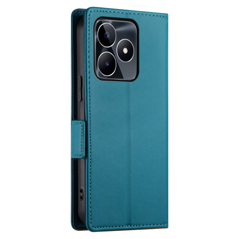 Realme Narzo N53 4G Wallet Case - Luxury Magnetic PU Leather Flip Cover with Card Slots, Stand & Shockproof Protection