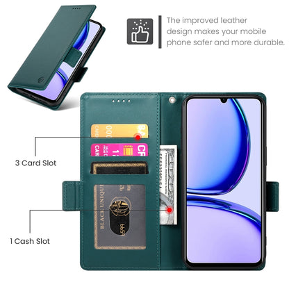 Realme Narzo N53 4G Wallet Case - Luxury Magnetic PU Leather Flip Cover with Card Slots, Stand & Shockproof Protection