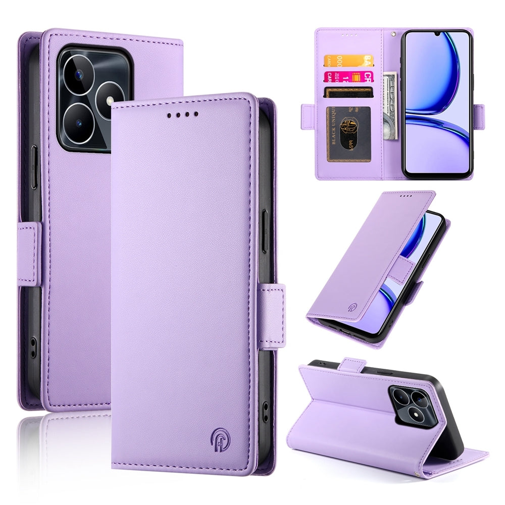 Realme C53 4G Wallet Case - Luxury Magnetic PU Leather Flip Cover with Card Slots, Stand & Shockproof Protection
