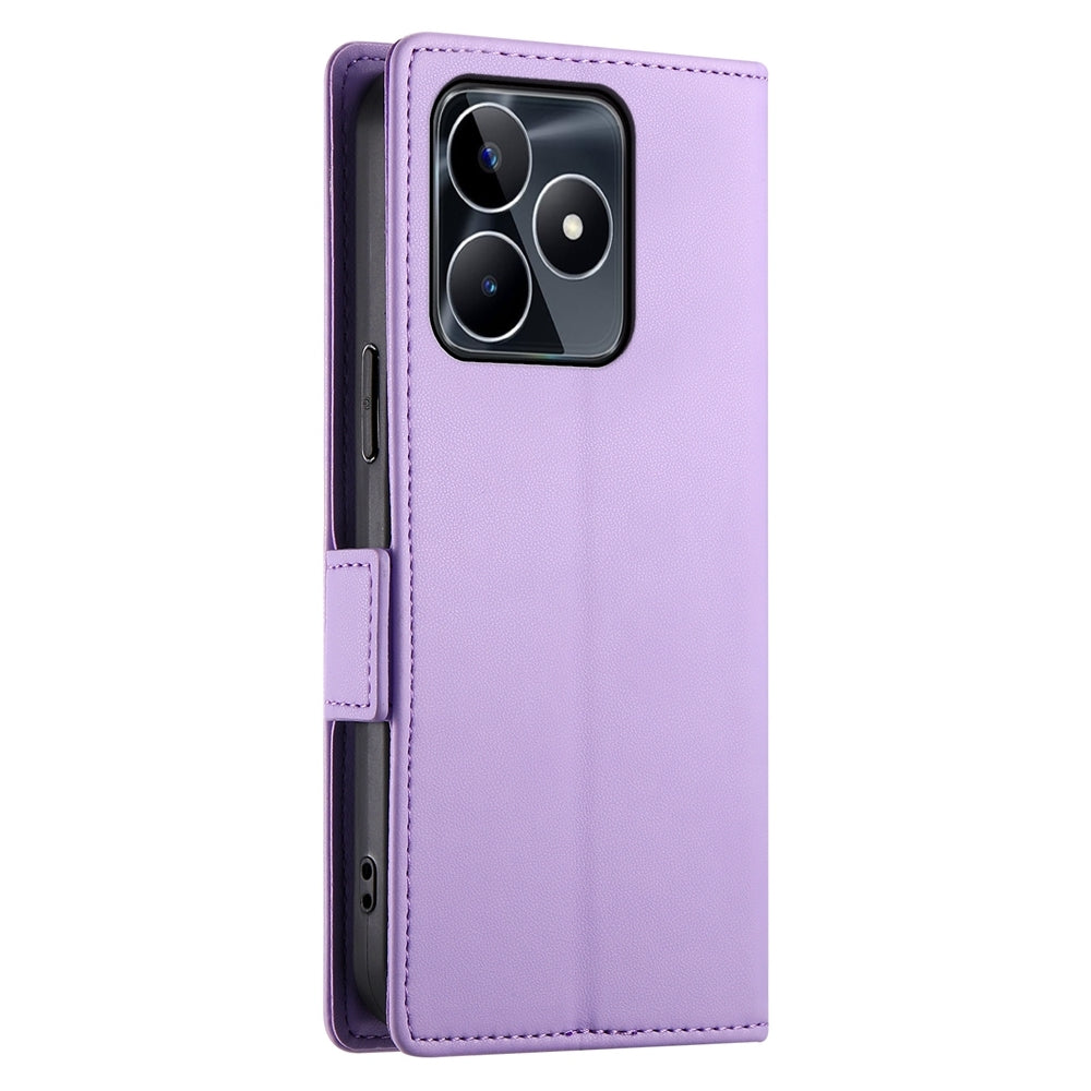 Realme C53 4G Wallet Case - Luxury Magnetic PU Leather Flip Cover with Card Slots, Stand & Shockproof Protection