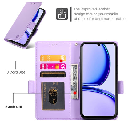 Realme C53 4G Wallet Case - Luxury Magnetic PU Leather Flip Cover with Card Slots, Stand & Shockproof Protection