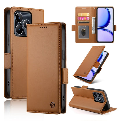 Realme C53 4G Wallet Case - Luxury Magnetic PU Leather Flip Cover with Card Slots, Stand & Shockproof Protection