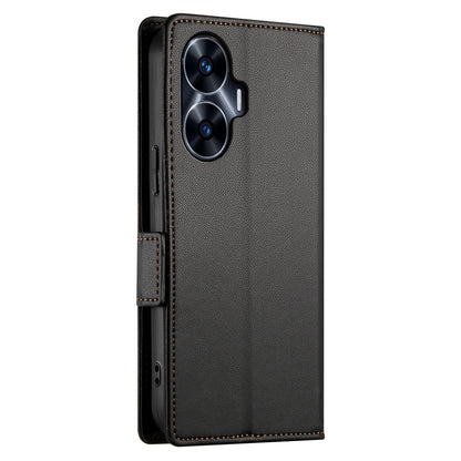 Realme C55 4G Wallet Case - Luxury Magnetic PU Leather Flip Cover with Card Slots, Stand & Shockproof Protection