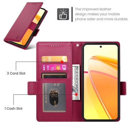 Realme C55 4G Wallet Case - Luxury Magnetic PU Leather Flip Cover with Card Slots, Stand & Shockproof Protection