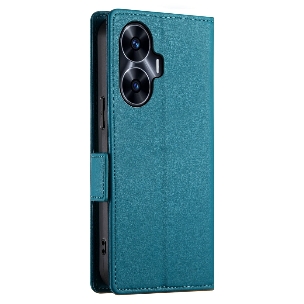 Realme C55 4G Wallet Case - Luxury Magnetic PU Leather Flip Cover with Card Slots, Stand & Shockproof Protection