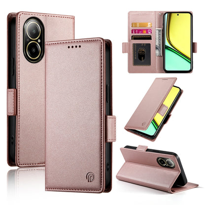 Realme C67 4G Global Wallet Case - Luxury Magnetic PU Leather Flip Cover with Card Slots, Stand & Shockproof Protection