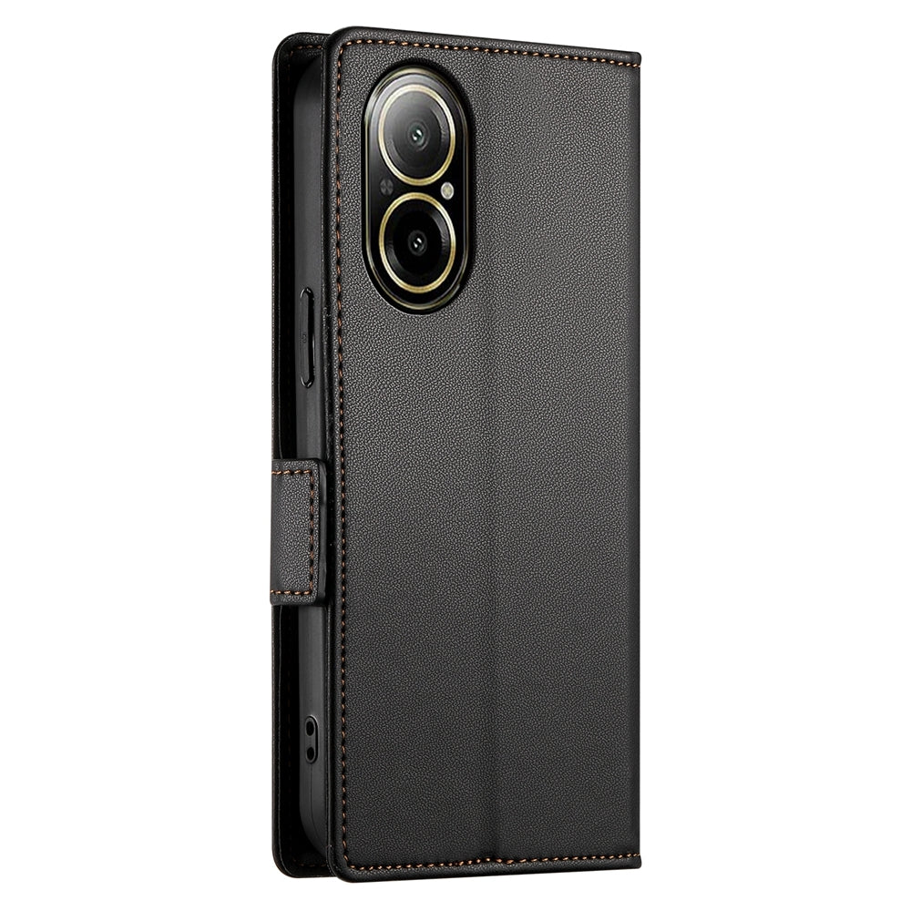Realme C67 4G Global Wallet Case - Luxury Magnetic PU Leather Flip Cover with Card Slots, Stand & Shockproof Protection