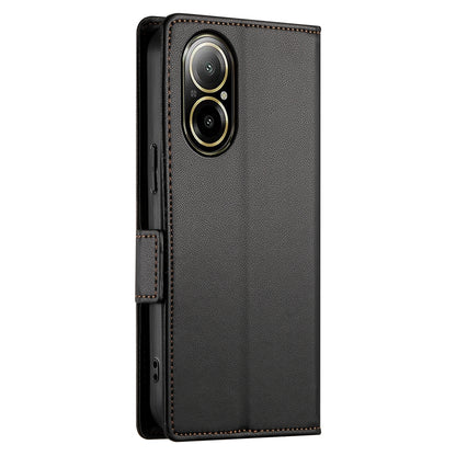 Realme C67 4G Global Wallet Case - Luxury Magnetic PU Leather Flip Cover with Card Slots, Stand & Shockproof Protection