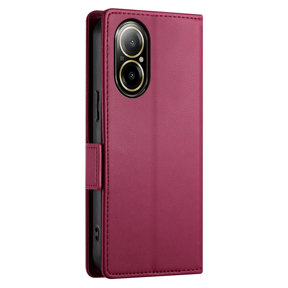 Realme C67 4G Global Wallet Case - Luxury Magnetic PU Leather Flip Cover with Card Slots, Stand & Shockproof Protection