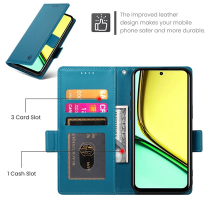 Realme C67 4G Global Wallet Case - Luxury Magnetic PU Leather Flip Cover with Card Slots, Stand & Shockproof Protection