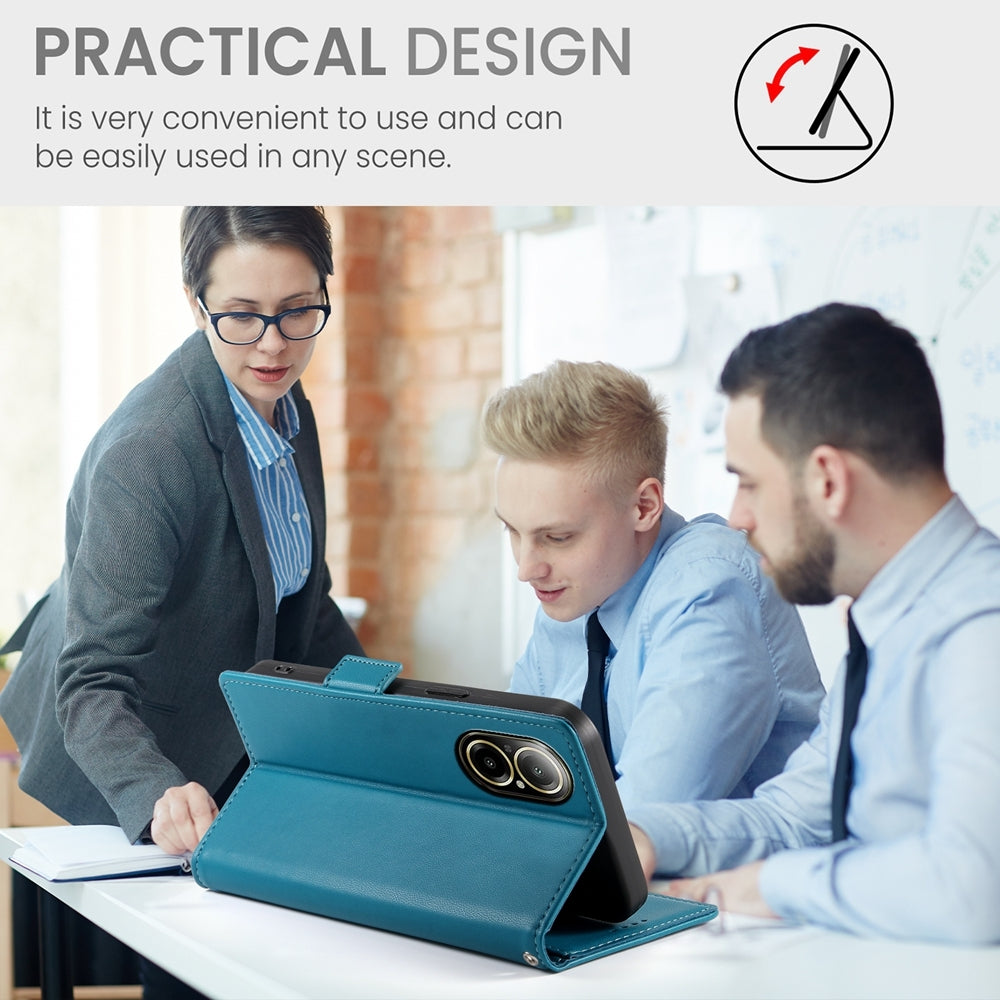 Realme C67 4G Global Wallet Case - Luxury Magnetic PU Leather Flip Cover with Card Slots, Stand & Shockproof Protection