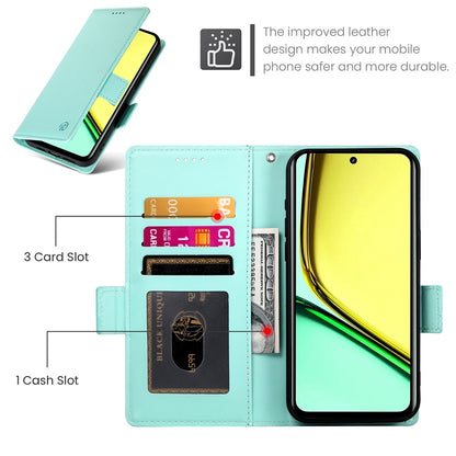Realme C67 4G Global Wallet Case - Luxury Magnetic PU Leather Flip Cover with Card Slots, Stand & Shockproof Protection