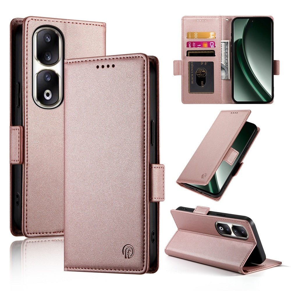 Realme GT 6 Global Wallet Case - Luxury Magnetic PU Leather Flip Cover with Card Slots, Stand & Shockproof Protection