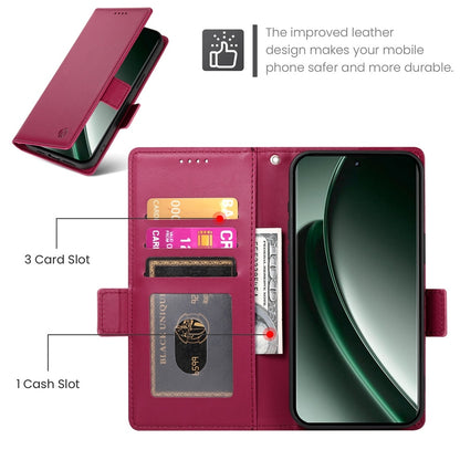 Realme GT 6 Global Wallet Case - Luxury Magnetic PU Leather Flip Cover with Card Slots, Stand & Shockproof Protection