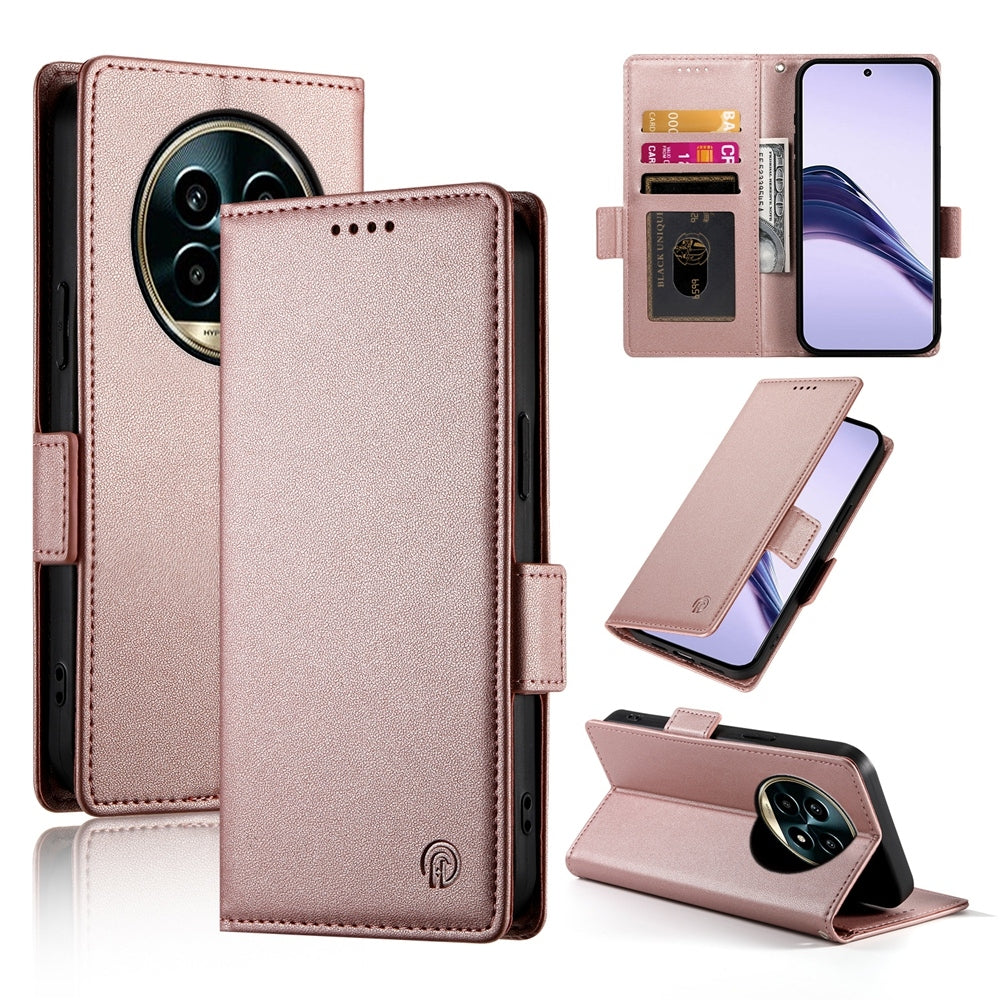 Realme 13 Pro Wallet Case - Luxury Magnetic PU Leather Flip Cover with Card Slots, Stand & Shockproof Protection