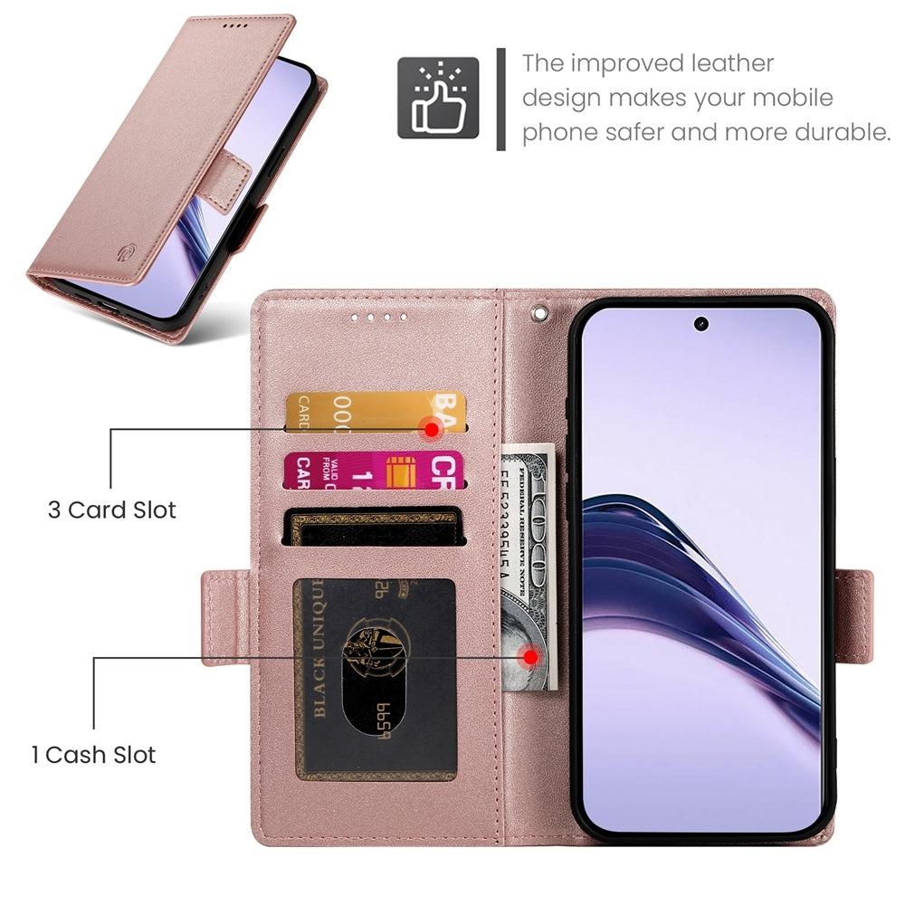 Realme 13 Pro+ Wallet Case - Luxury Magnetic PU Leather Flip Cover with Card Slots, Stand & Shockproof Protection