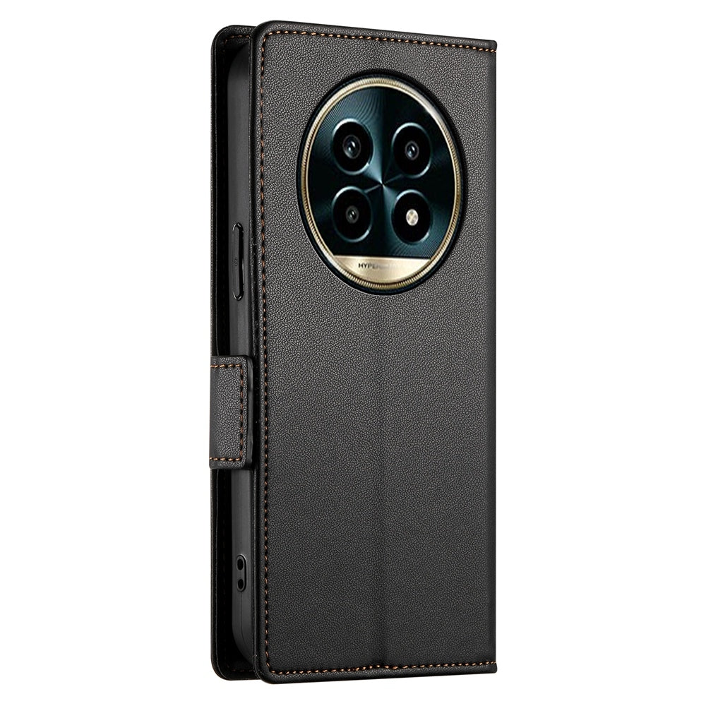 Realme 13 Pro+ Wallet Case - Luxury Magnetic PU Leather Flip Cover with Card Slots, Stand & Shockproof Protection
