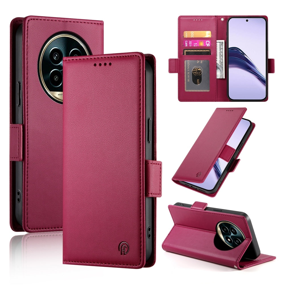 Realme 13 Pro Wallet Case - Luxury Magnetic PU Leather Flip Cover with Card Slots, Stand & Shockproof Protection