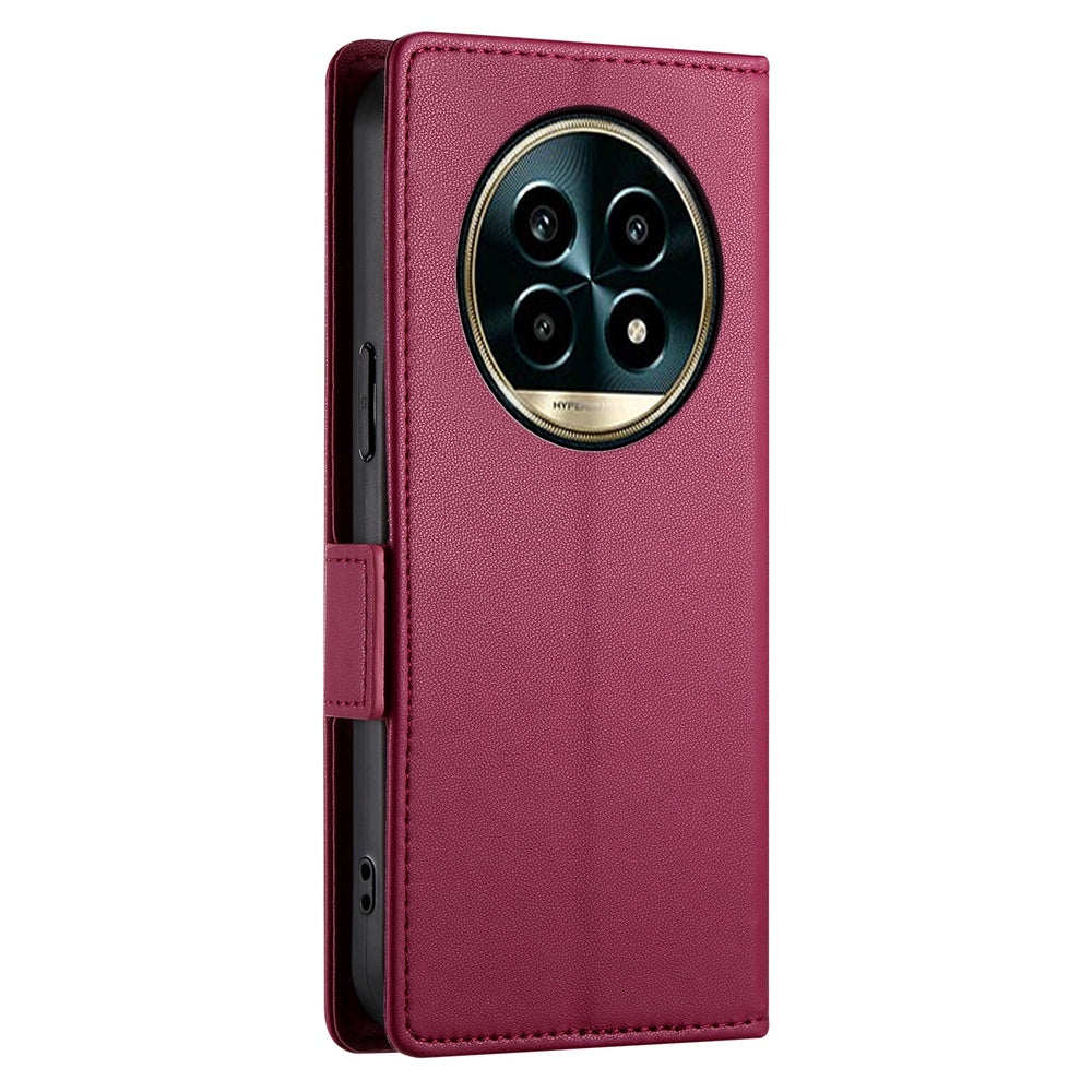 Realme 13 Pro Wallet Case - Luxury Magnetic PU Leather Flip Cover with Card Slots, Stand & Shockproof Protection