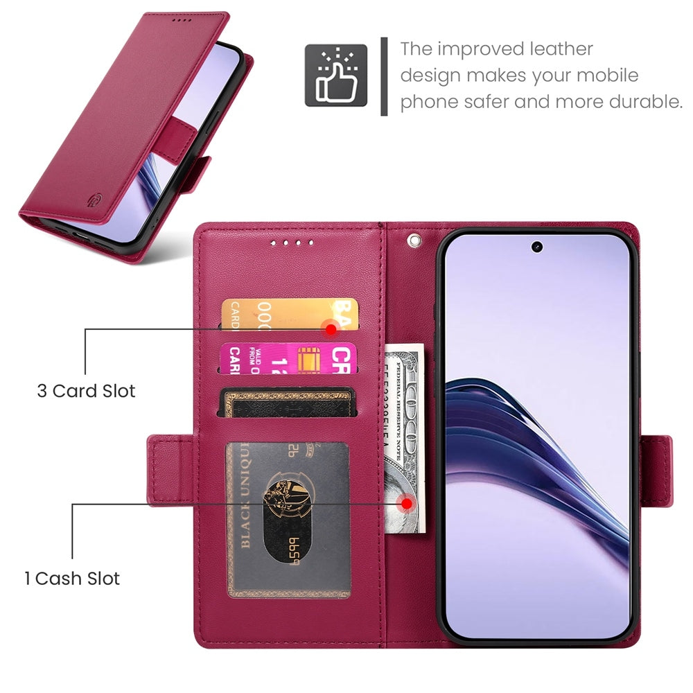 Realme 13 Pro Wallet Case - Luxury Magnetic PU Leather Flip Cover with Card Slots, Stand & Shockproof Protection