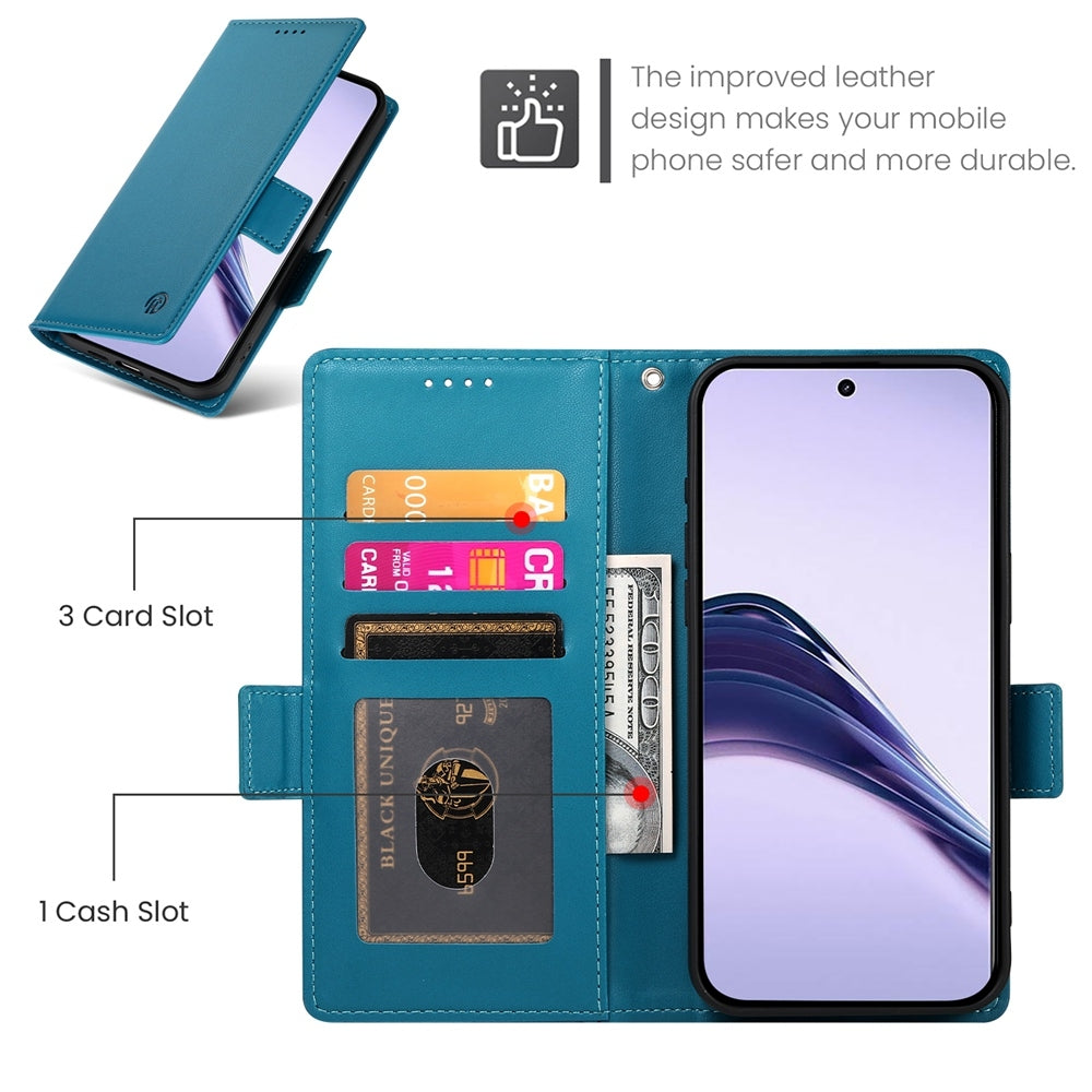 Realme 13 Pro+ Wallet Case - Luxury Magnetic PU Leather Flip Cover with Card Slots, Stand & Shockproof Protection