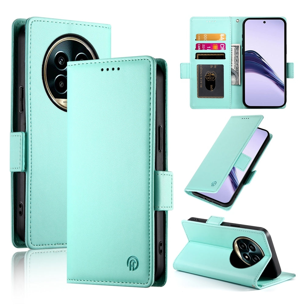 Realme 13 Pro+ Wallet Case - Luxury Magnetic PU Leather Flip Cover with Card Slots, Stand & Shockproof Protection