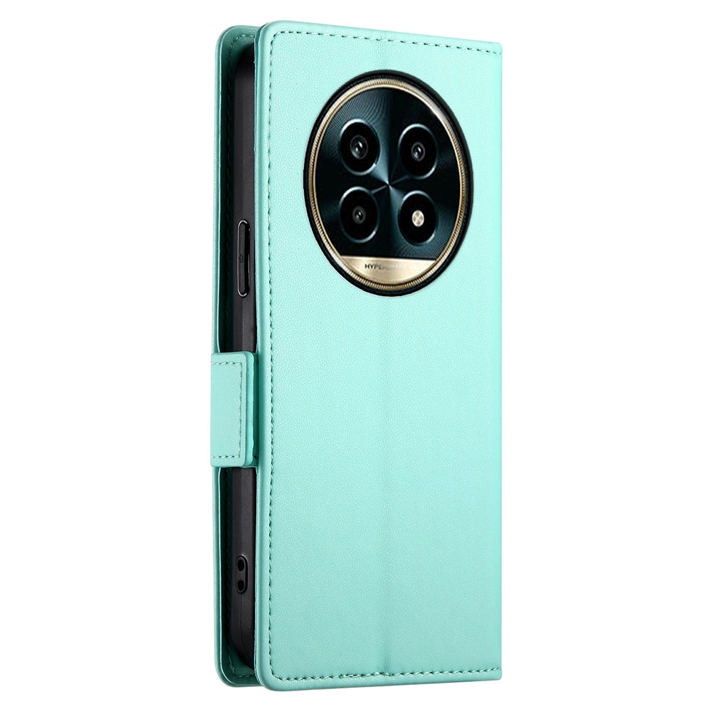 Realme 13 Pro Wallet Case - Luxury Magnetic PU Leather Flip Cover with Card Slots, Stand & Shockproof Protection
