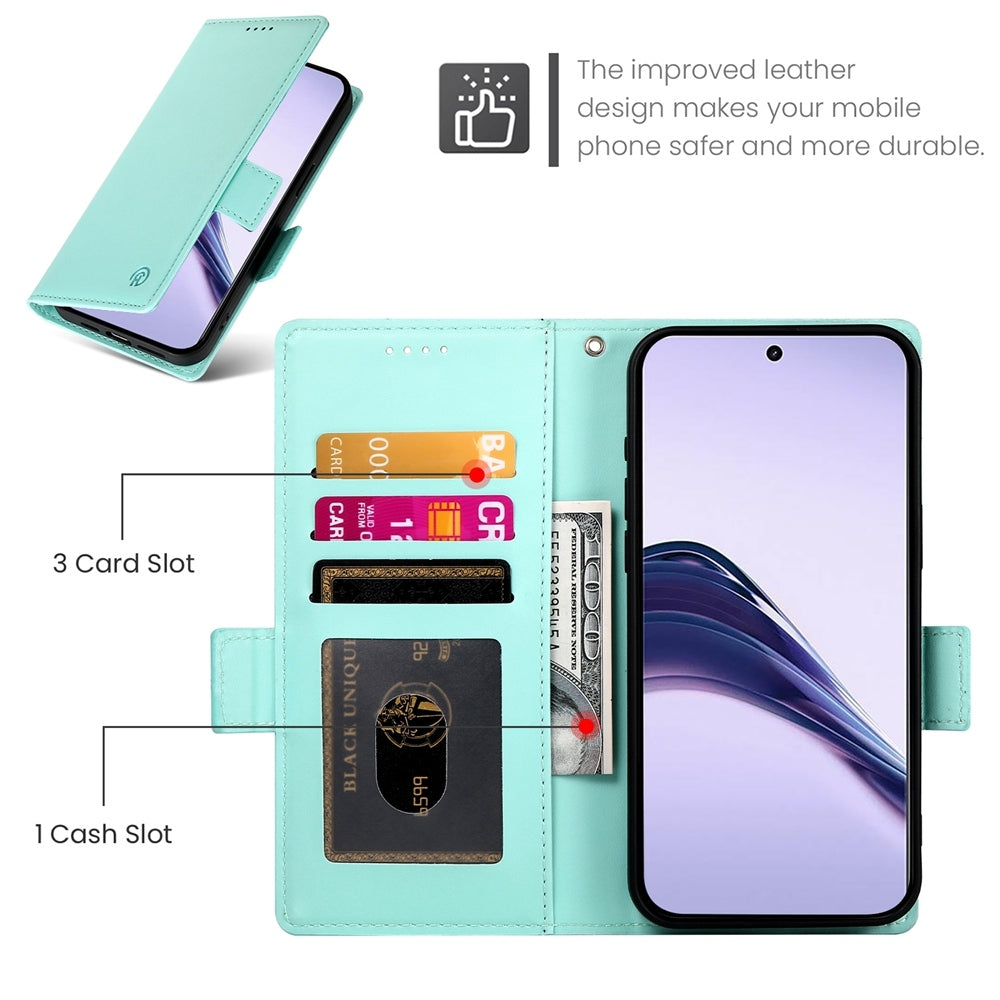 Realme 13 Pro Wallet Case - Luxury Magnetic PU Leather Flip Cover with Card Slots, Stand & Shockproof Protection