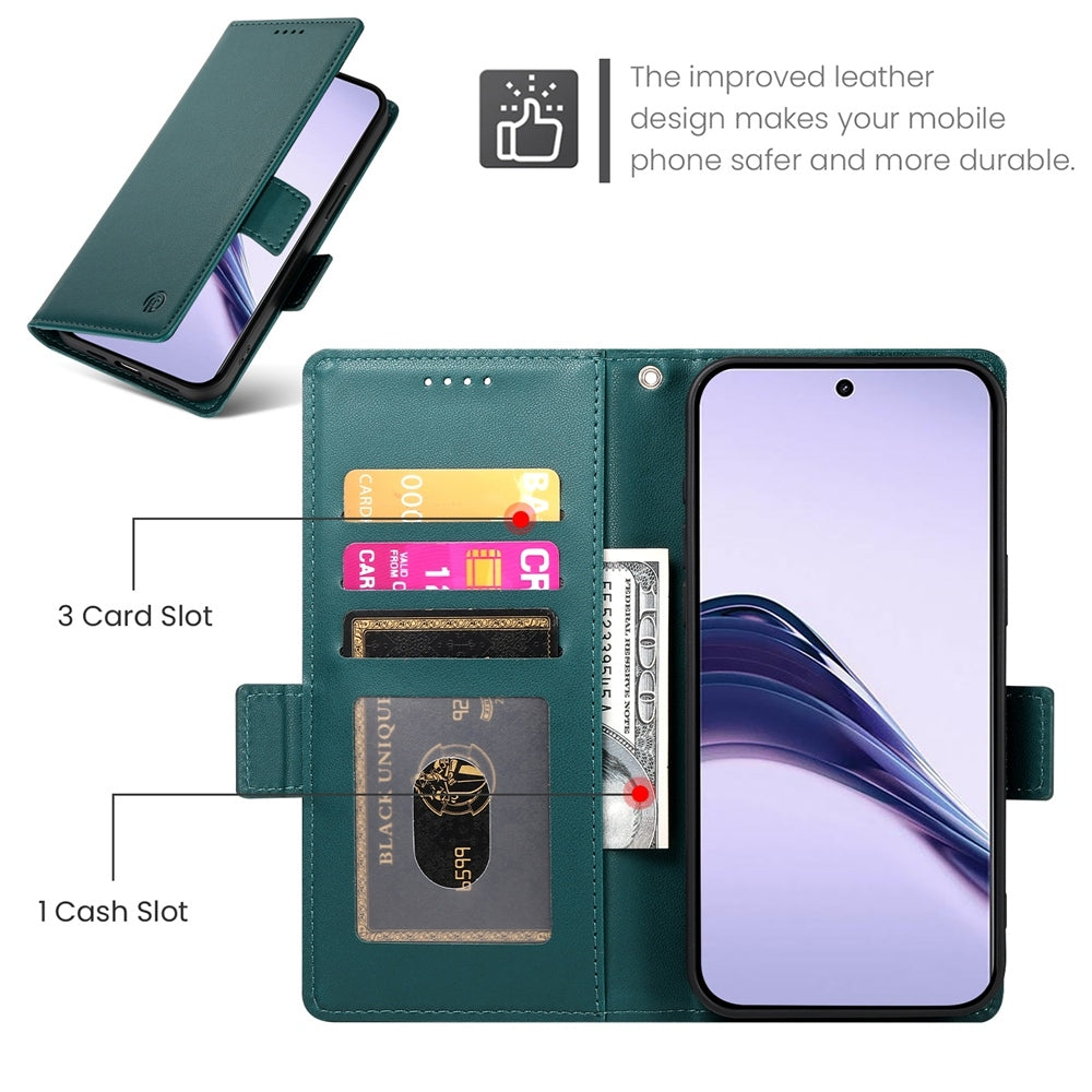 Realme 13 Pro+ Wallet Case - Luxury Magnetic PU Leather Flip Cover with Card Slots, Stand & Shockproof Protection