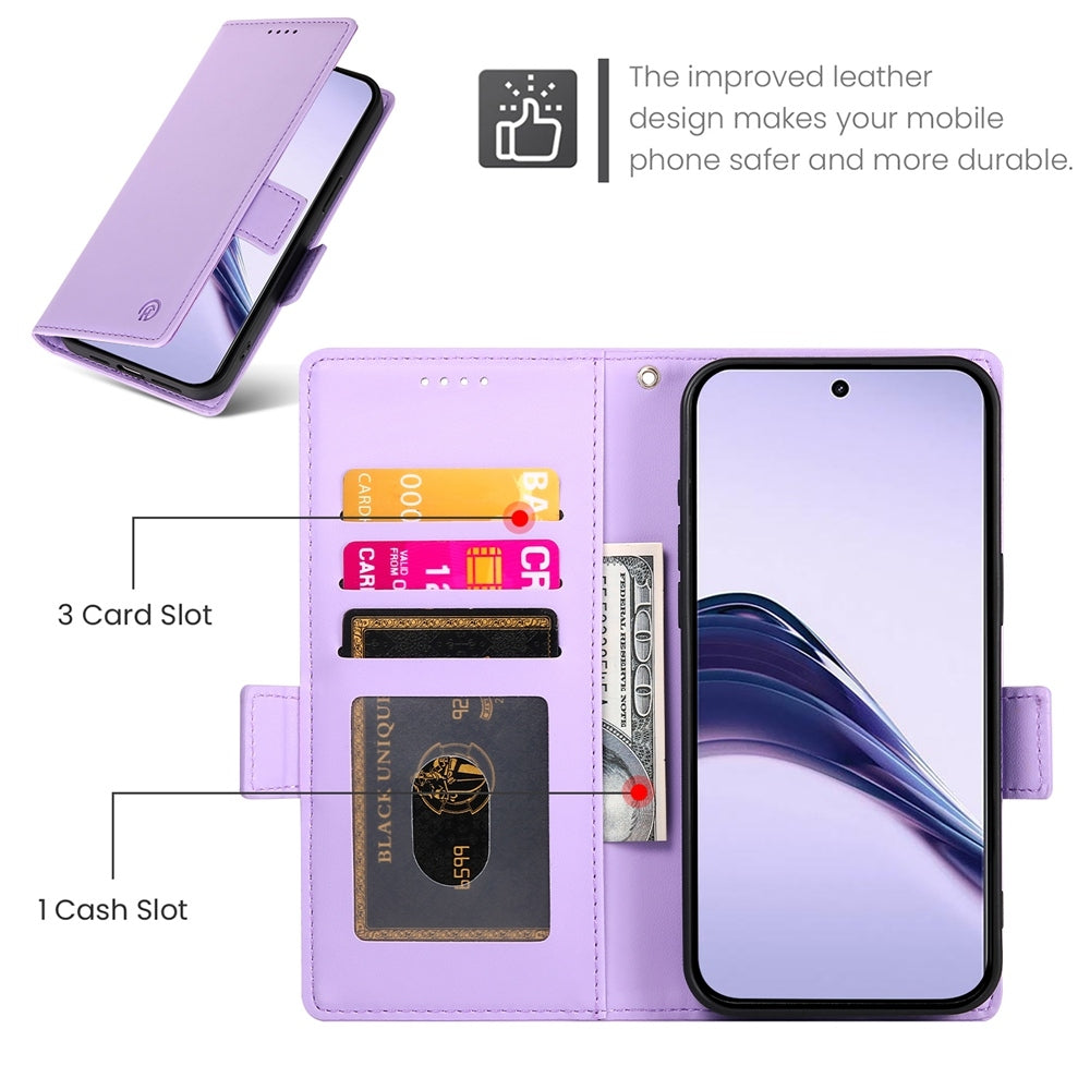 Realme 13 Pro Wallet Case - Luxury Magnetic PU Leather Flip Cover with Card Slots, Stand & Shockproof Protection